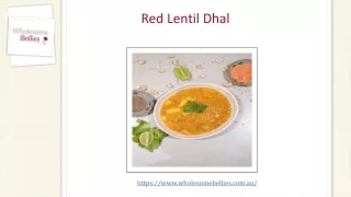 red lentil dhal