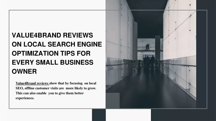 value4brand reviews on local search engine optimization tips for every small business owner
