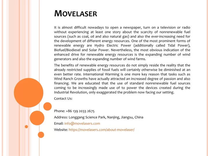 movelaser