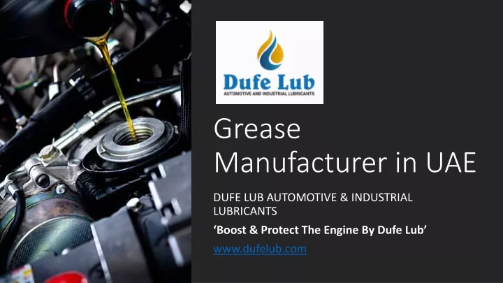 grease manufacturer in uae