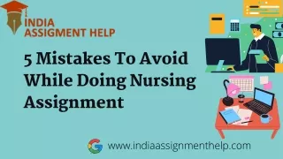 5 mistakes to avoid while doing nursing assignment