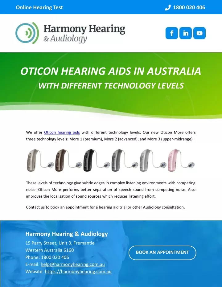 online hearing test