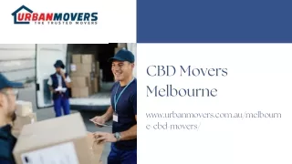 CBD Movers Melbourne-Urban Movers