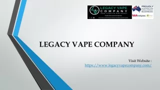 LEGACY VAPE COMPANY