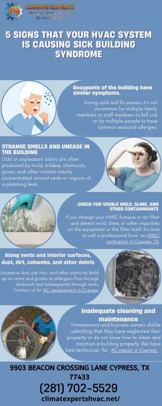 5 Signs That Your HVAC System Is Causing Sick Building Syndrome