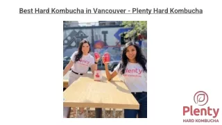Best Hard Kombucha - Plenty Hard Kombucha
