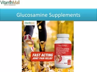 glucosamine supplements