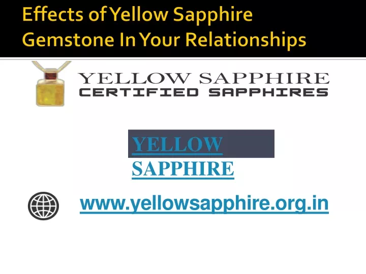 effects of yellow sapphire gemstone in your relationships