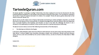 tarteelequran com