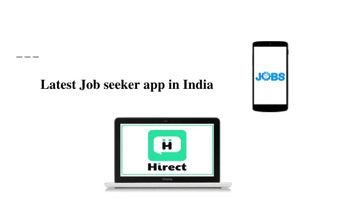 latest job seeker app in india