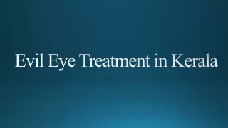 Evil Eye Treatment in Kerala