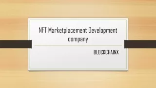 nft marketplacement development company