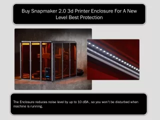buy snapmaker 2 0 3d printer enclosure