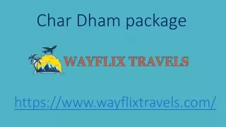 char dham package