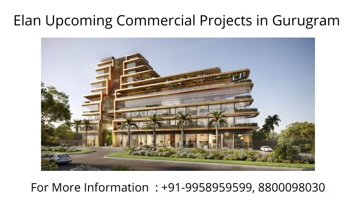 elan upcoming commercial projects in gurugram