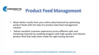 product feed management
