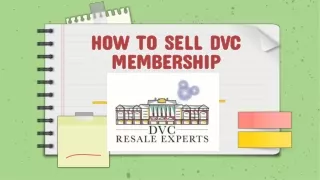 How to Sell DVC Membership