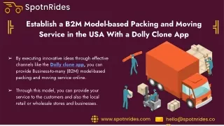 establish a b2m model based packing and moving