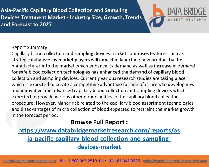 asia pacific capillary blood collection