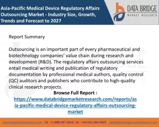 Asia-Pacific Medical Device Regulatory Affairs Outsourcing Market