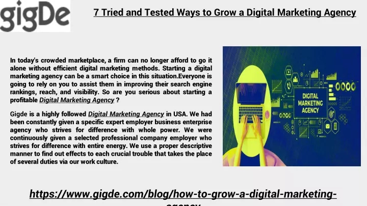 7 tried and tested ways to grow a digital