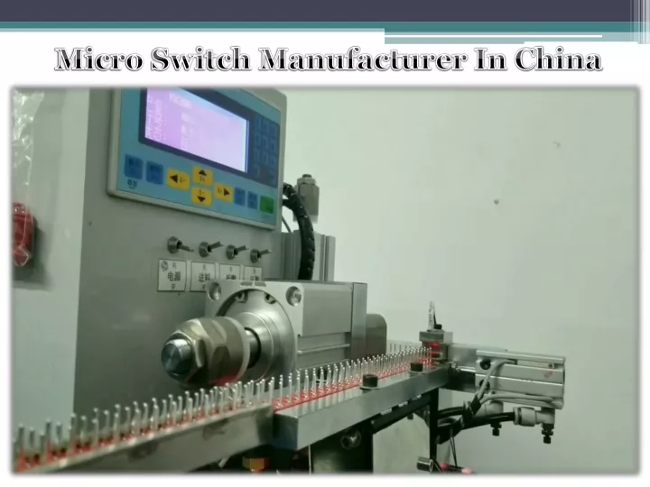 micro switch manufacturer in china