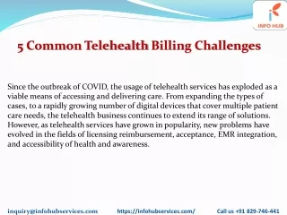 5 common telehealth billing challenges