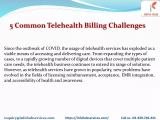 5 common telehealth billing challenges