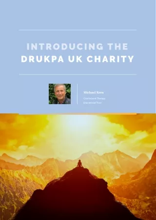 Introducing the Drukpa UK Charity