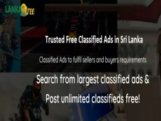Trusted Free Classified Ads in The Sri Lanka