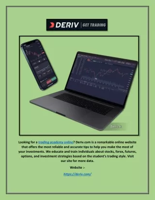 Trading Academy Online | Deriv.com