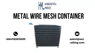 metal wire mesh container