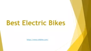 Best Electric Bikes Brands You Can Consider Buying  In Canada
