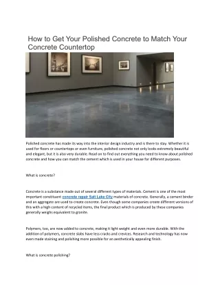 concrete repair Salt Lake City