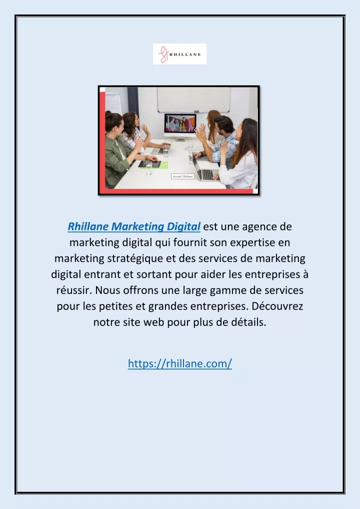 rhillane marketing digital est une agence