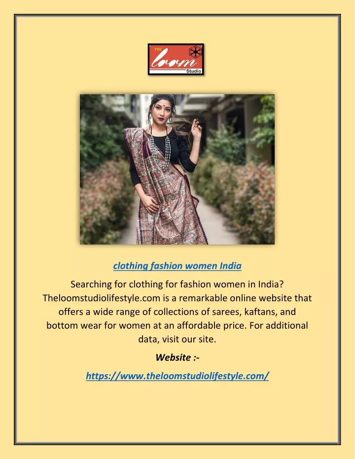 clothing fashion women india