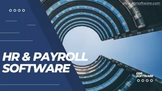 EBR Software's HR & Payroll Software Dubai