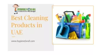 cleaning equipment UAE