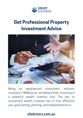 Get Professional Property Investment Advice