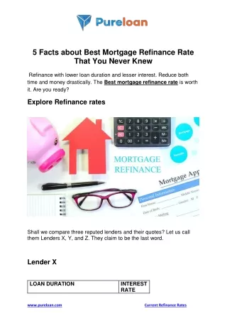 5 Facts about Best Mortgage Refinance Rate That You Never Knew-3