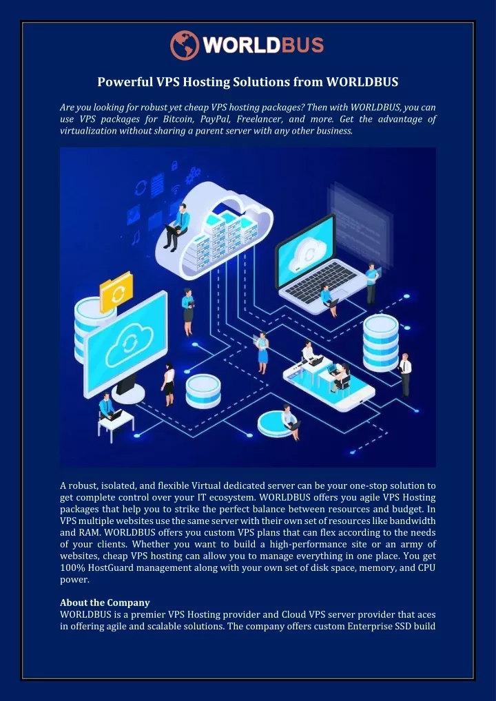 powerful vps hosting solutions from worldbus