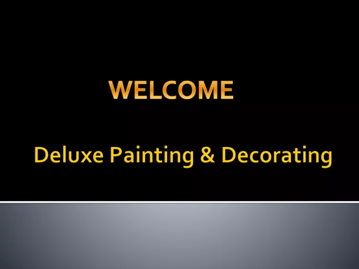 deluxe painting decorating