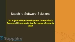 top 10 android app development companies in romania hire android app developers romania 2022