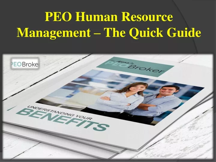 peo human resource management the quick guide