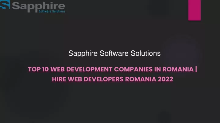 sapphire software solutions