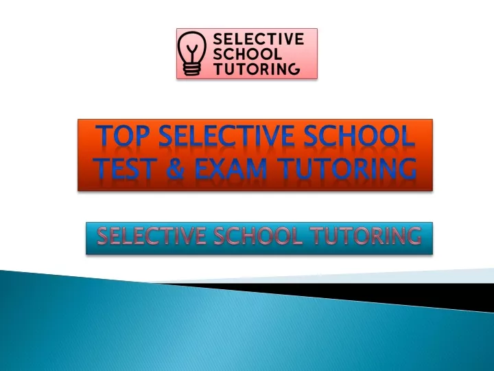 top selective school test exam tutoring