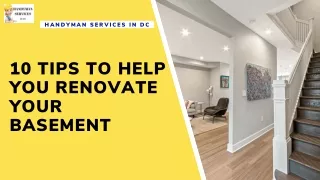 10 Tips To Help You Renovate Your Basement