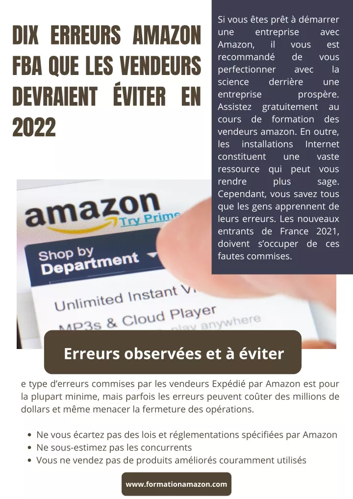 si vous tes pr t d marrer une entreprise amazon