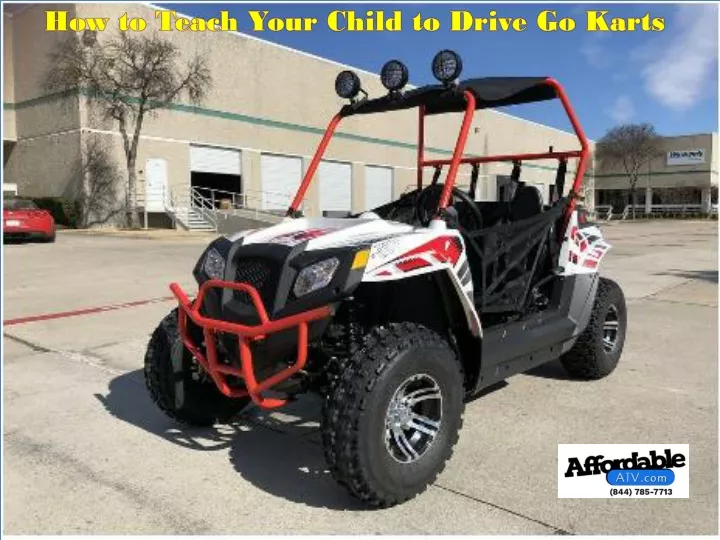 how to teach your child to drive go karts