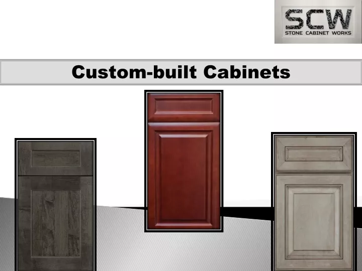 custom built cabinets